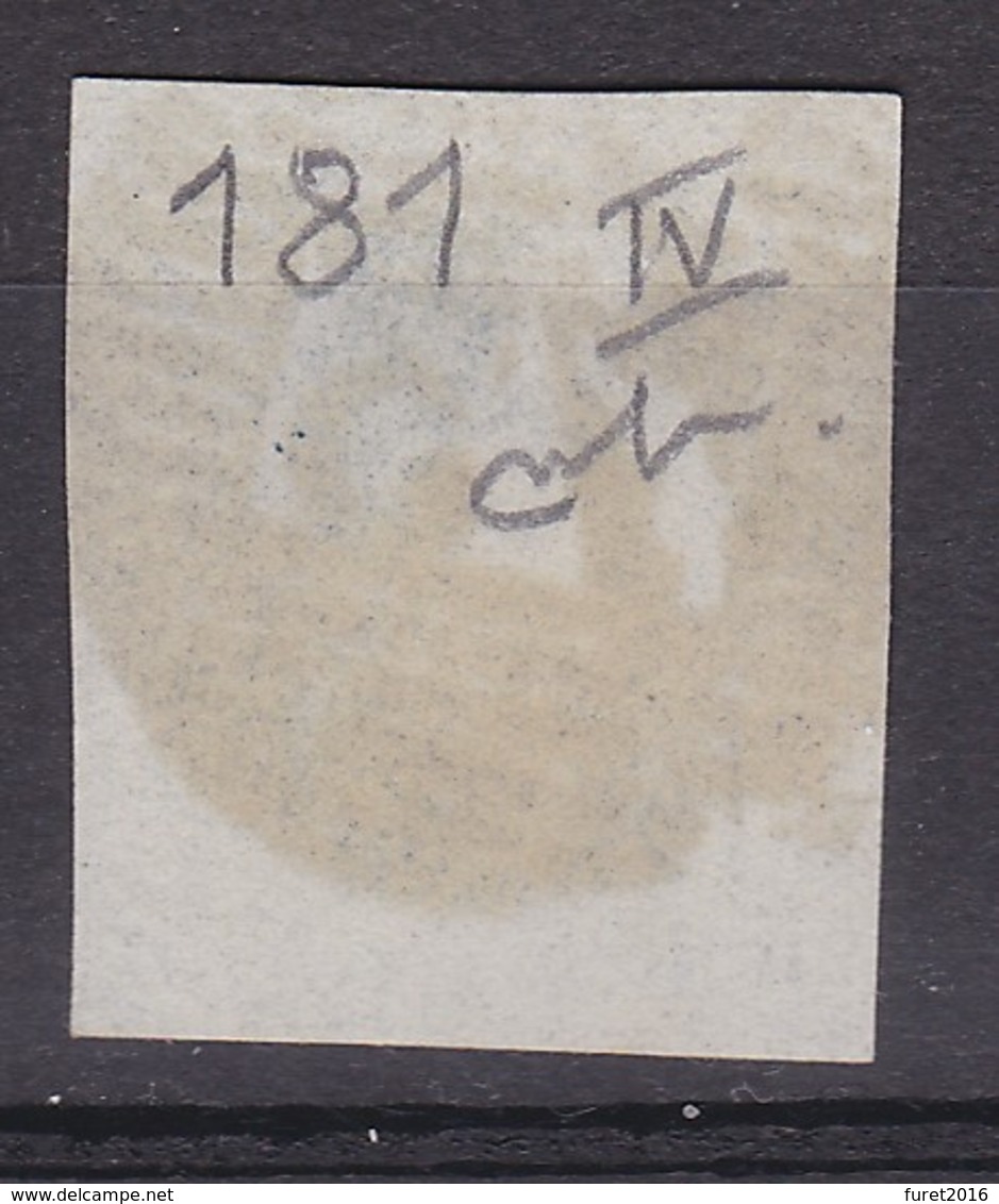 N° 11 A Margé   PL IV / 181 - 1858-1862 Médaillons (9/12)