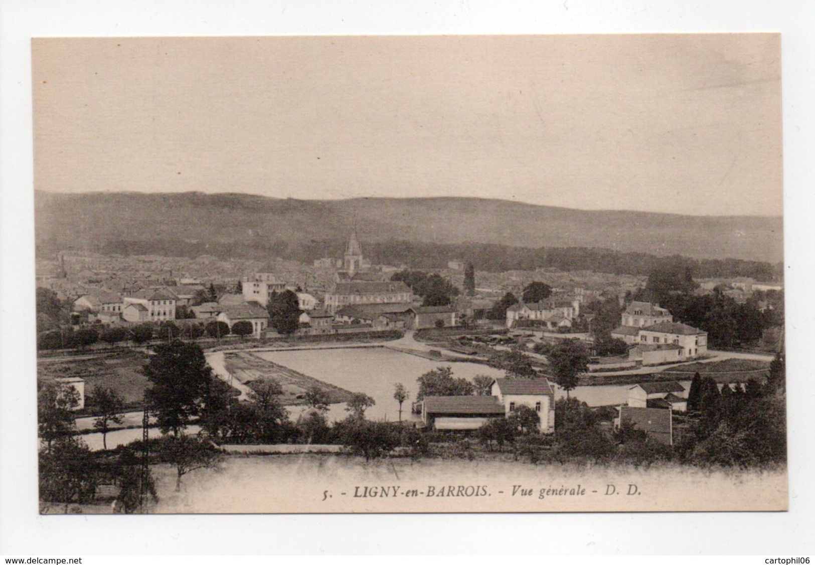 - CPA LIGNY-EN-BARROIS (55) - Vue Générale - Photo Daniel Delboy N° 5 - - Ligny En Barrois