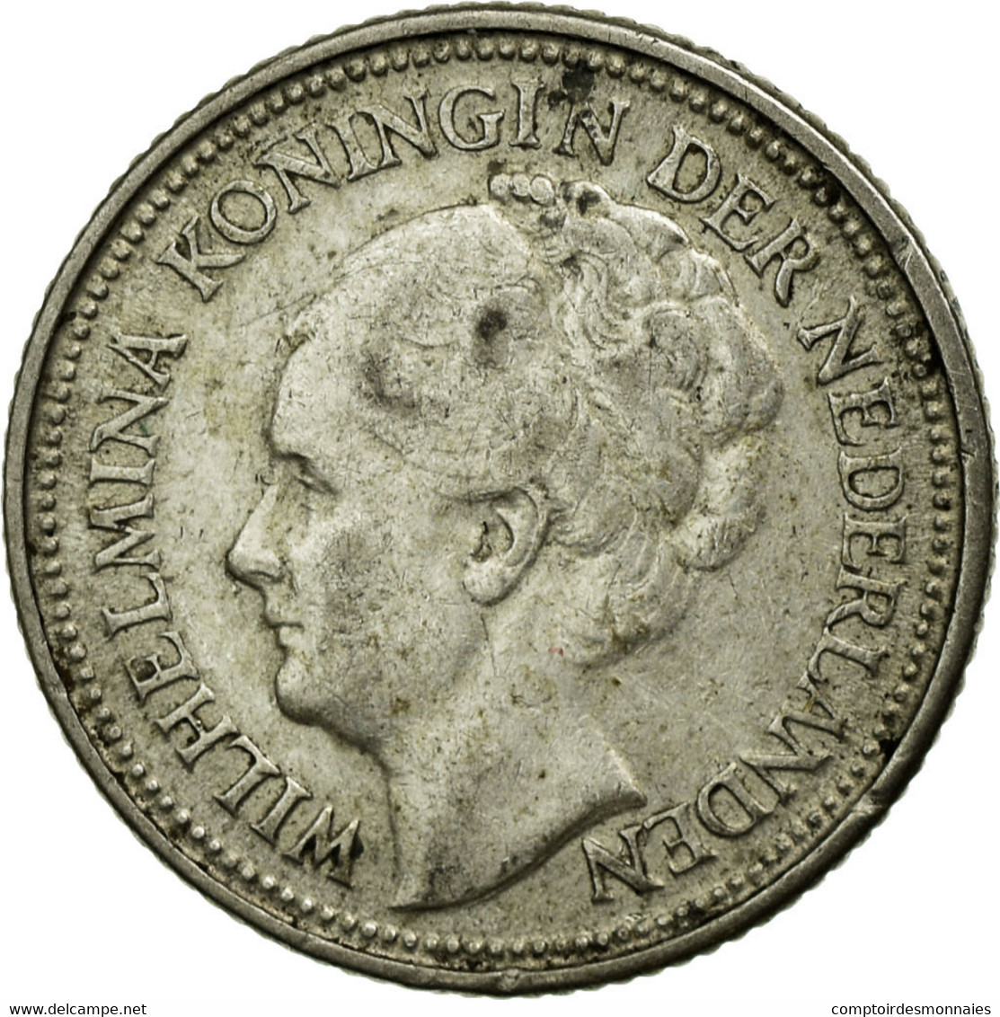 Monnaie, Pays-Bas, Wilhelmina I, 10 Cents, 1935, TTB, Argent, KM:163 - 10 Cent