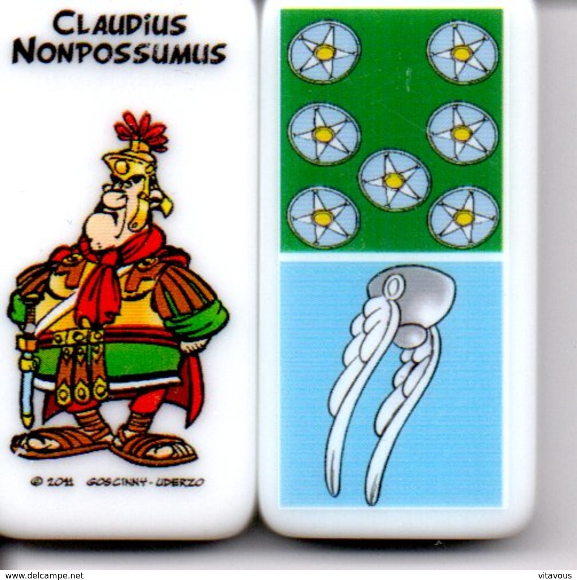 Claudius - Domino Astérix -  Figurine BD Jeu - Autres & Non Classés