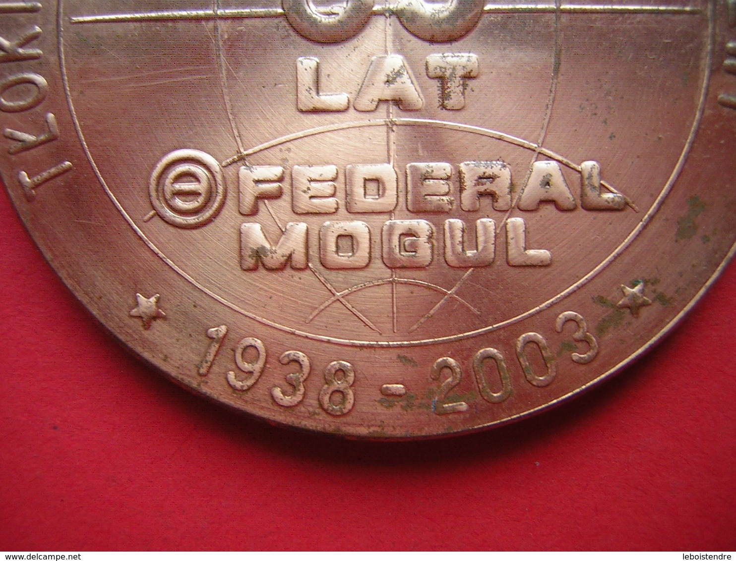 UNE MEDAILLE BRONZE TYOKI  SWORZINE FELGI ODLEWY WSK GORZYCE 65 LAT FEDERAL MOGUL 1938 - 2003 - Autres & Non Classés