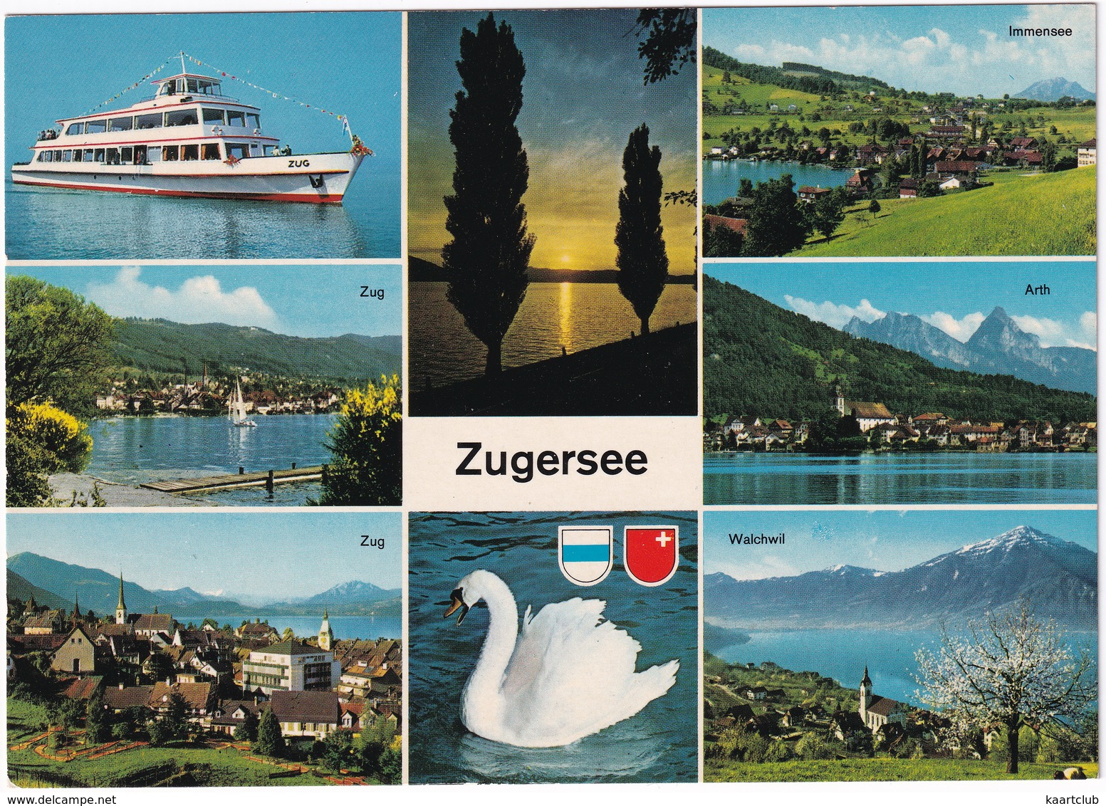 Gruss Vom Zugersee: SALONBOOT 'ZUG'   - (Suisse/Schweiz) - Zugo