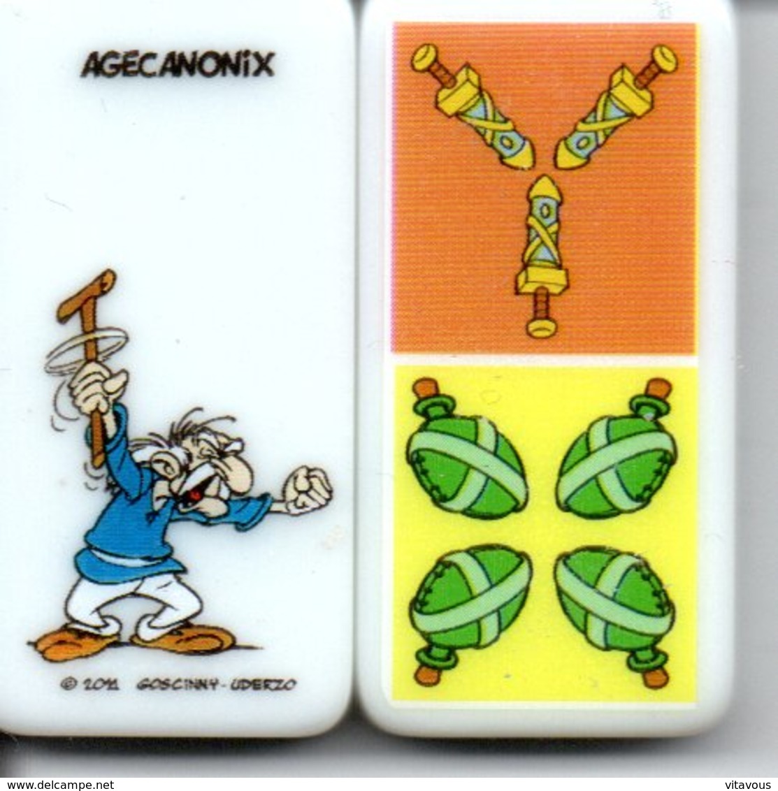 Agecanonix - Domino Astérix -  Figurine BD Jeu - Autres & Non Classés