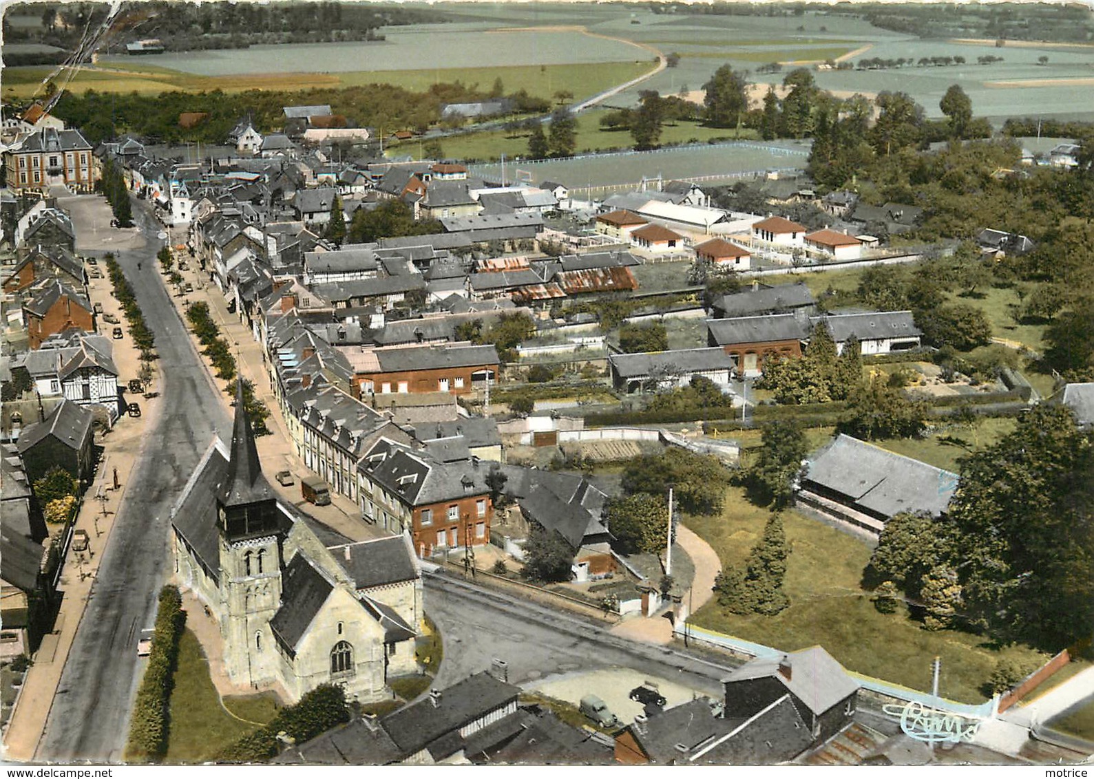 ROUTOT - Vue Aérienne.l'église. - Routot