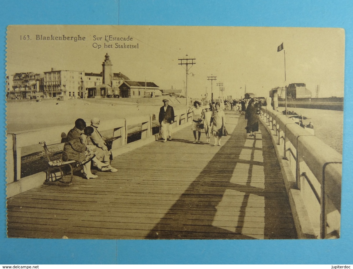 Blankenberghe Sur L'Estacade Op Het Staketsel - Blankenberge