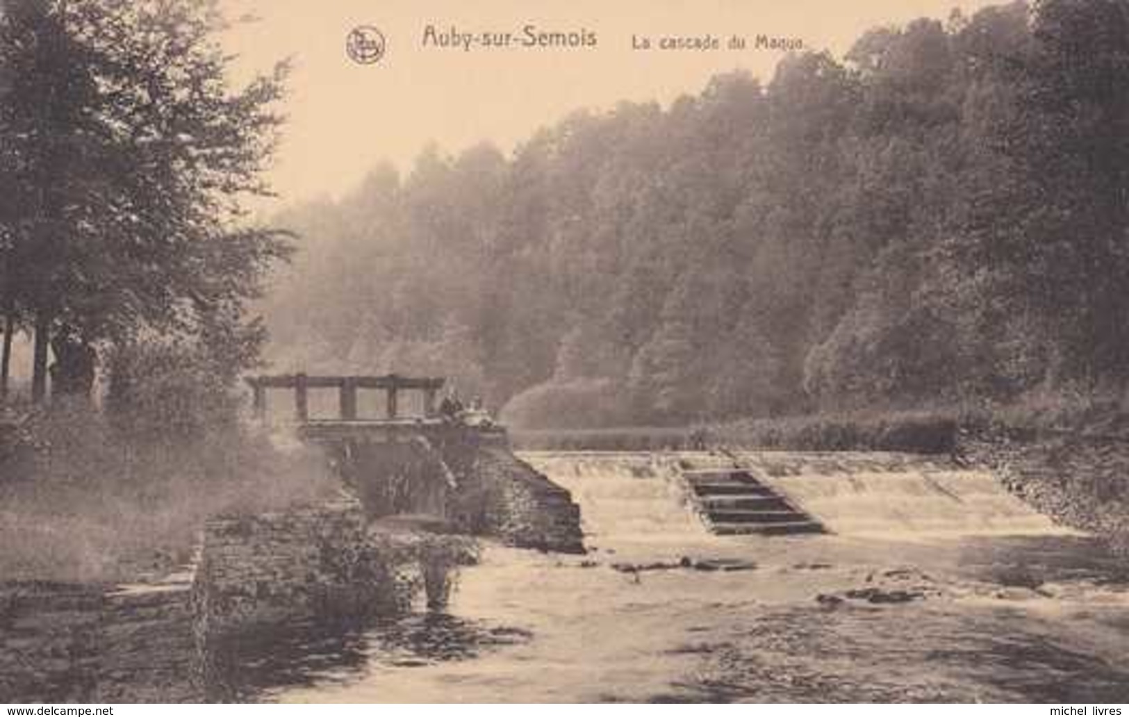 Auby-sur-Semois - La Cascade Du Maqua - Circulé - Animée - TBE - Bertrix - Bertrix