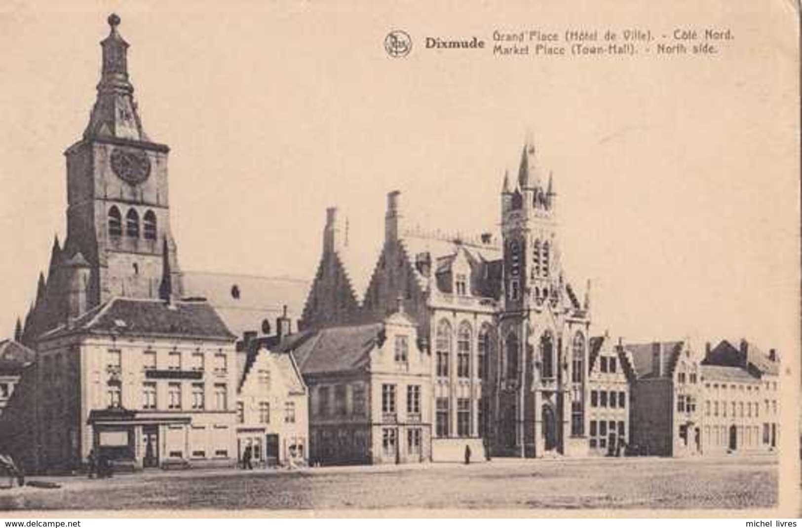 Diksmuide - Dixmude - Grote Markt - Grand' Place Côté Nord - Circulé En 1923 - TBE - Diksmuide