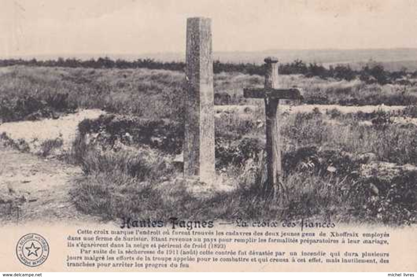 Jalhay - Hautes Fagnes - La Croix Des Fiancés - Pas Circulé - TBE - Jalhay