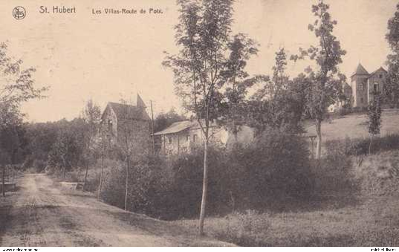St-Hubert - Les Villas Route De Poix - Circulé En 1921 - TBE - Saint-Hubert