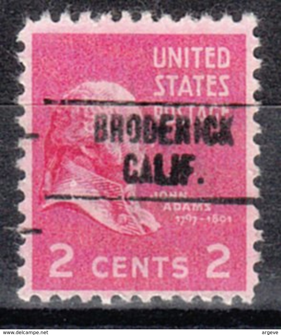 USA Precancel Vorausentwertung Preo, Locals California, Broderick 748 - Préoblitérés