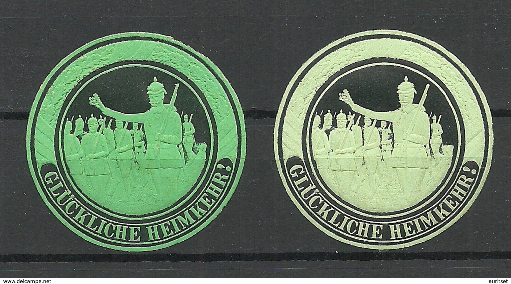 DEUTSCHLAND 1914/18 Siegelmarken Seal Stamps * WWI Erster Weltkrieg - Cinderellas