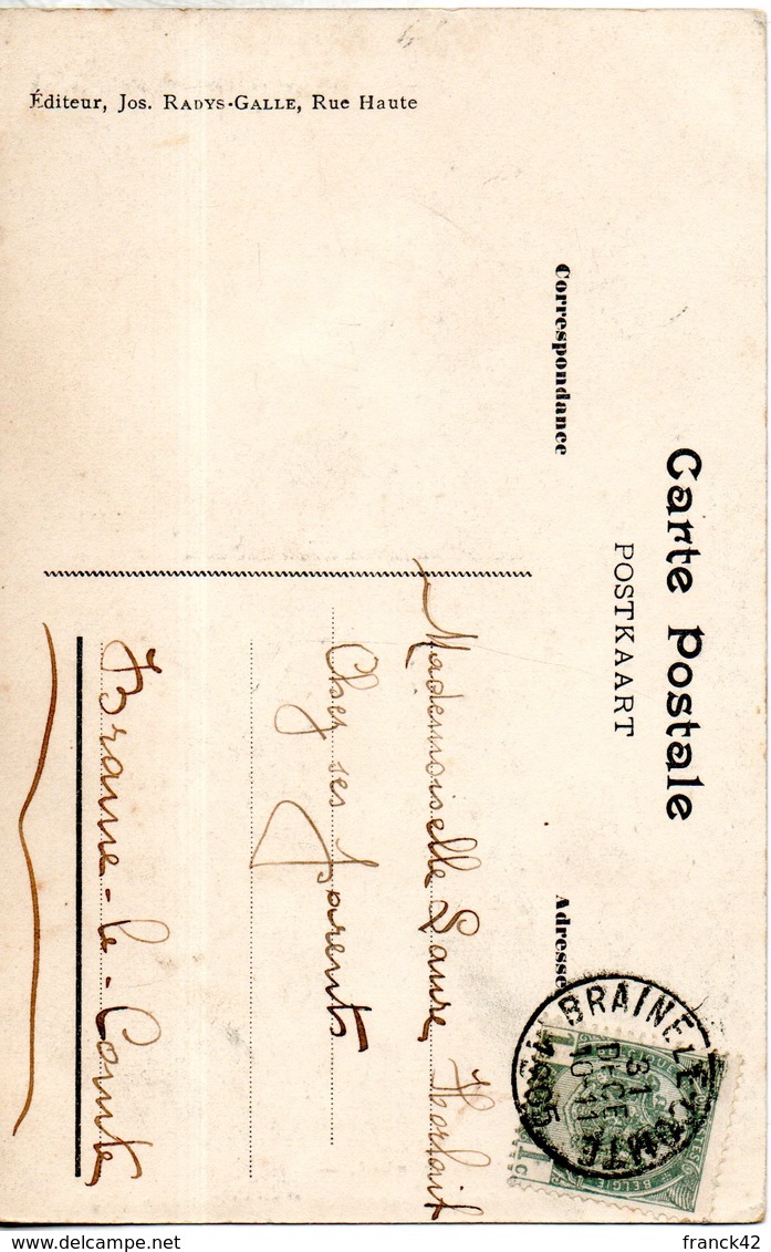 Belgique. Nederbrakel. Pensionnat Des Soeurs Du Saint Coeur De Marie. Fete De L'immaculée Conception 1905 - Brakel