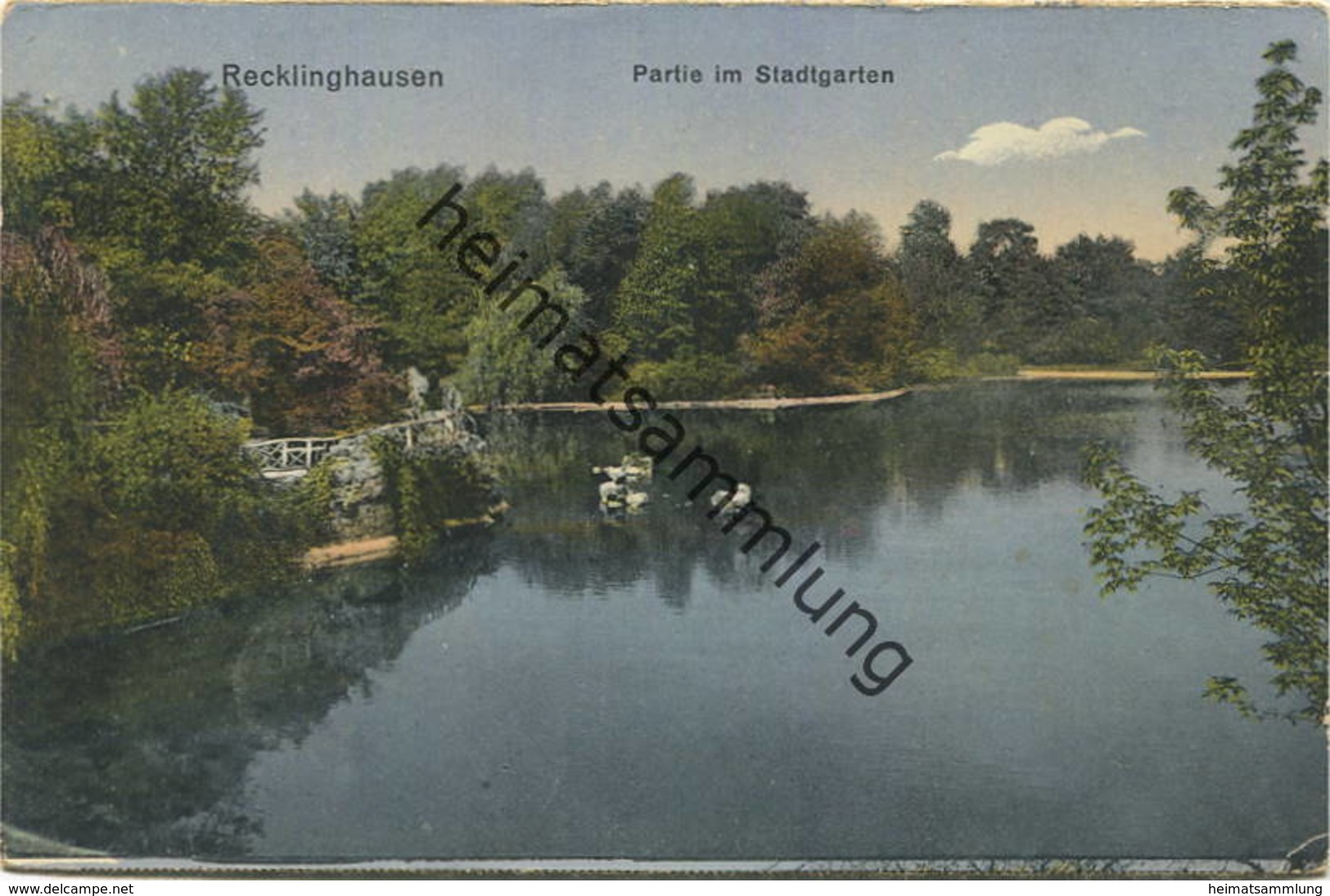 Recklinghausen - Partie Im Stadtgarten - Verlag Cramers Kunstanstalt - Recklinghausen