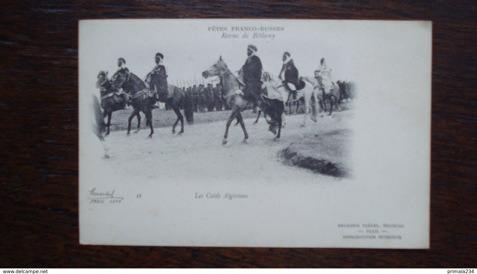 BETHENY-DEFILE DES CAIDS ALGERIENS - Bétheniville