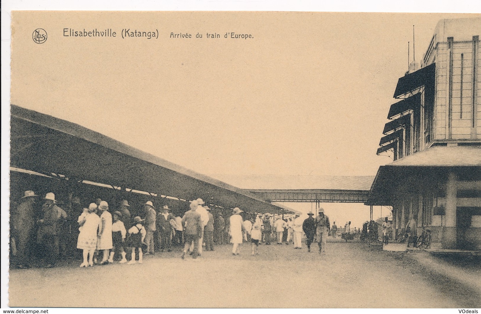 CPA - Afrique - RDC - Congo Belge - Elisabethville - Arrivée Du Train D'Europe - Congo Belge