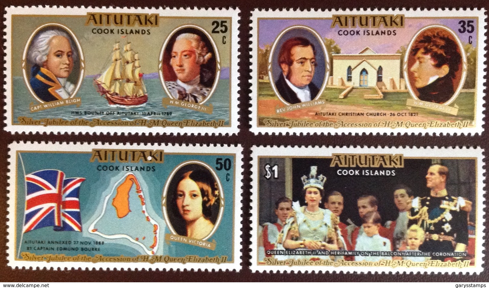 Aitutaki 1977 Silver Jubilee MNH - Aitutaki