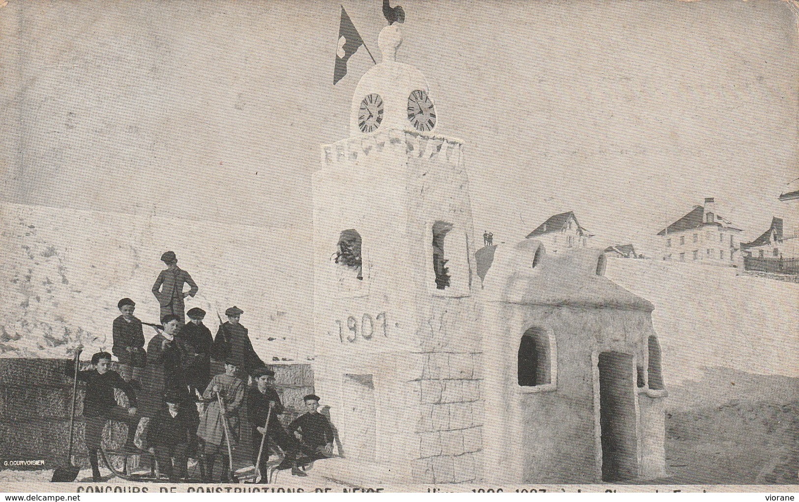 Concours De Constructions De Neige - Hiver 1906-1907 à La Chaux-de-Fonds Organisé Par L'Impartial - La Chaux