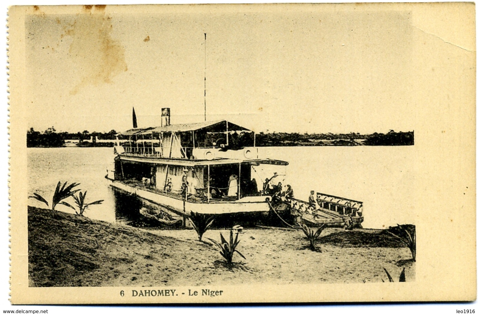 CPA DAHOMEY (Bénin) Bateau Le Niger - Dahomey