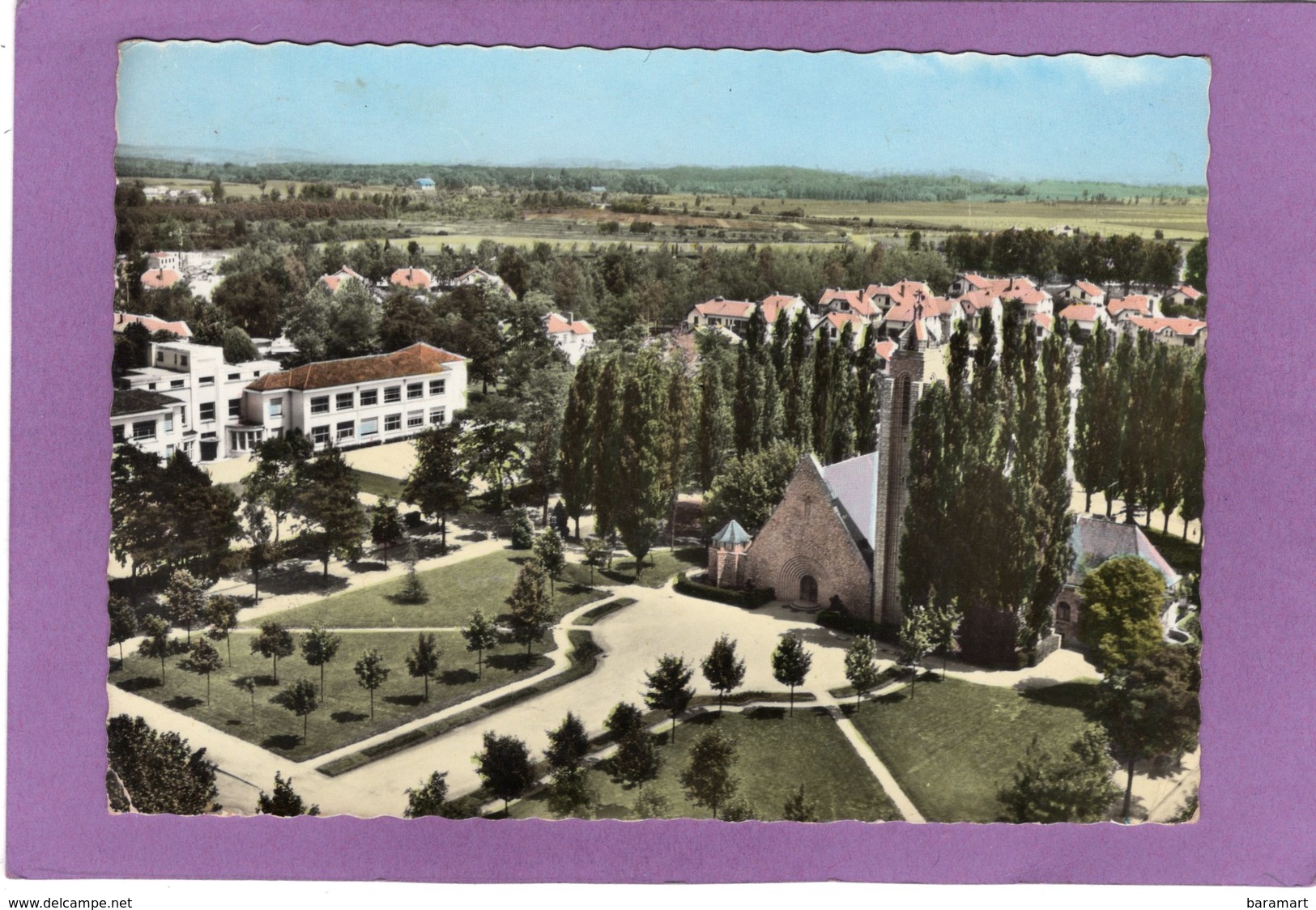 39 TAVAUX CITEES L'Eglise  Série EN AVION AU DESSUS DE ... Vue Aérienne Ed SOFER - Tavaux