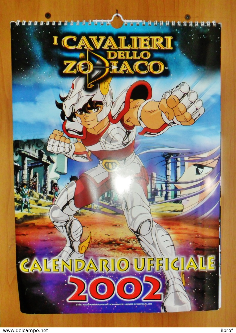 "i Cavalieri Dello Zodiaco" Calendario Ufficiale 2002, Nuovo Cm 30x42 - Altri & Non Classificati