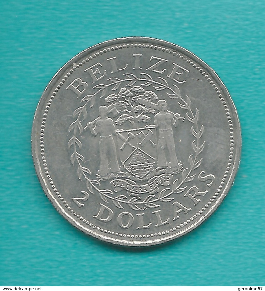 2 Dollars - 1998 - Battle Of St, George's Caye - KM131 - Belize