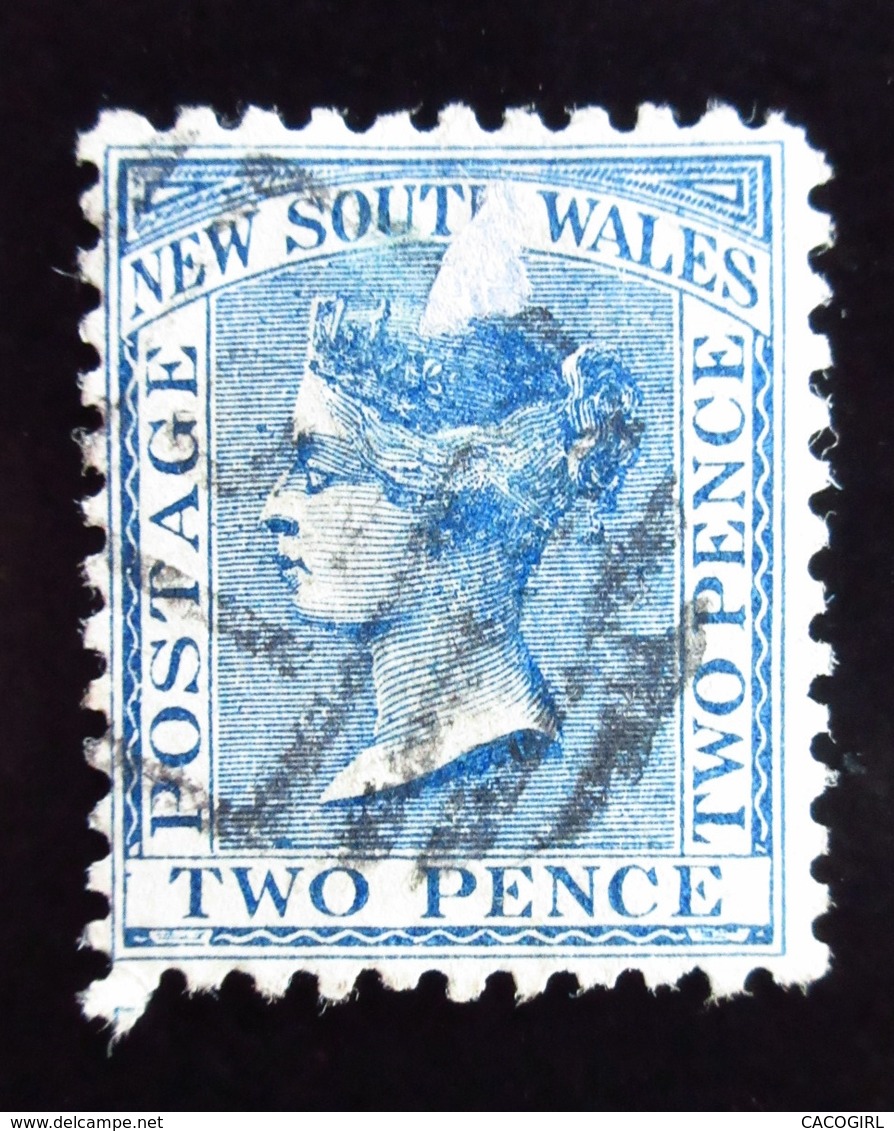 1863 New South Wales Yt 40 .Queen Victoria . Oblitéré - Oblitérés