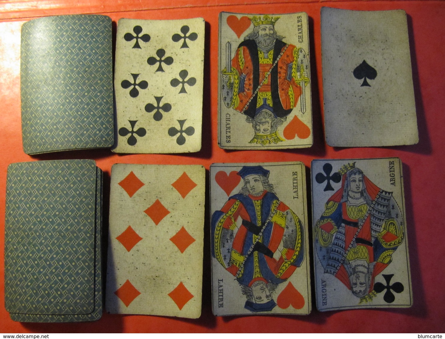 ANCIEN JEU DE 32 CARTES - FIN XIX° - DEBUT XX°  - COMPLET ET EN BON ETAT - Autres & Non Classés