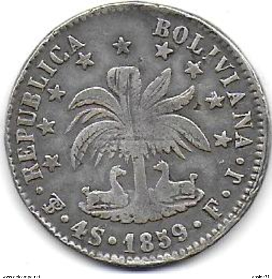 BOLIVIE  - 4 S    1859 - Bolivie