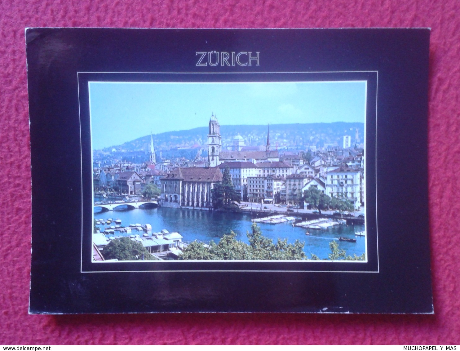 POSTAL POST CARD CARTE POSTALE SUIZA SUISSE SCHWEIZ SVIZZERA Switzerland ZÜRICH ZURICH WITH STAMP CON SELLO VER FOTOS - Zürich