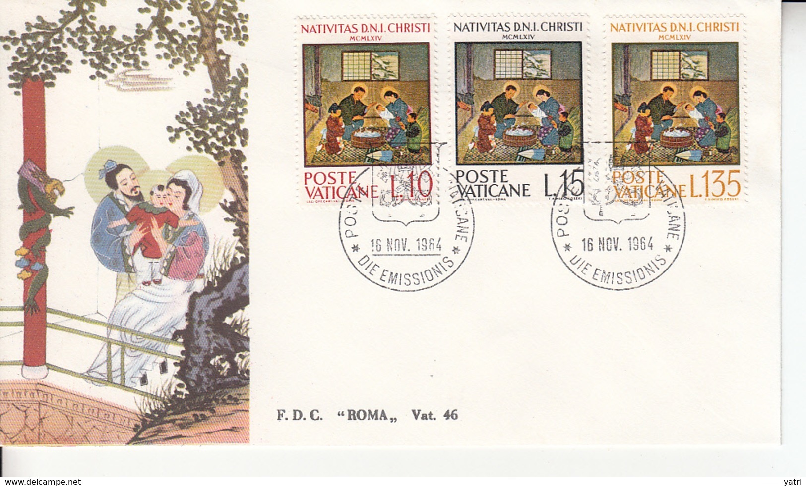 Vaticano - Natale 1964 FDC - FDC