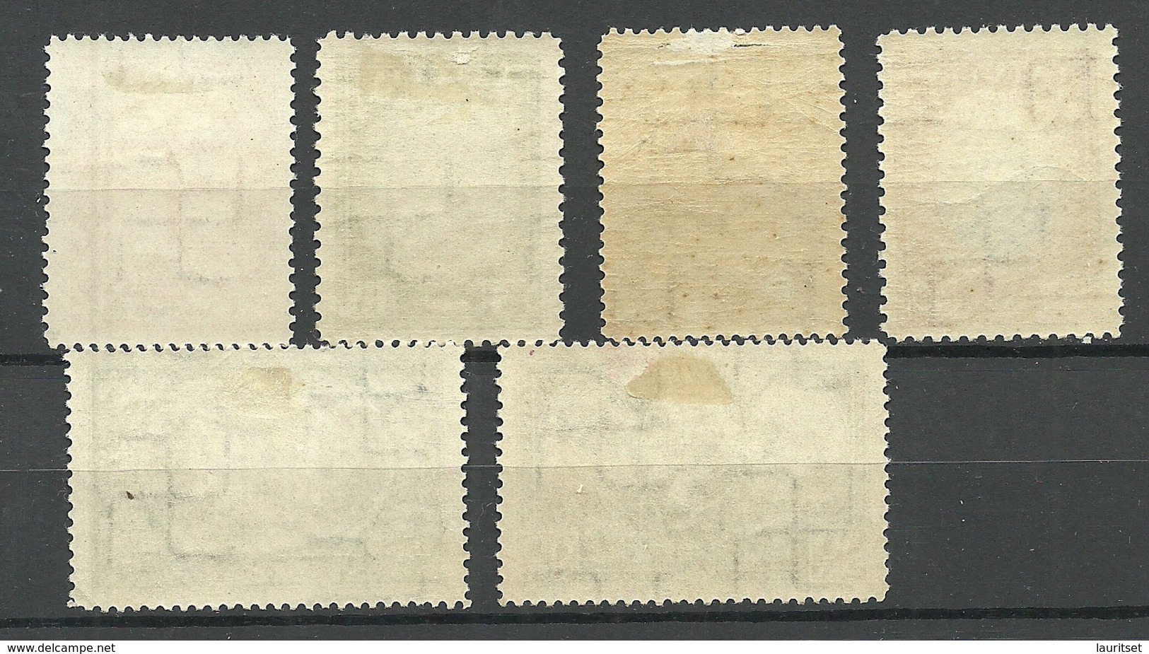 LETTLAND Latvia 1930 = 6 Werte Aus Satz Michel 161 - 170 Tuberkulosis * - Lettland