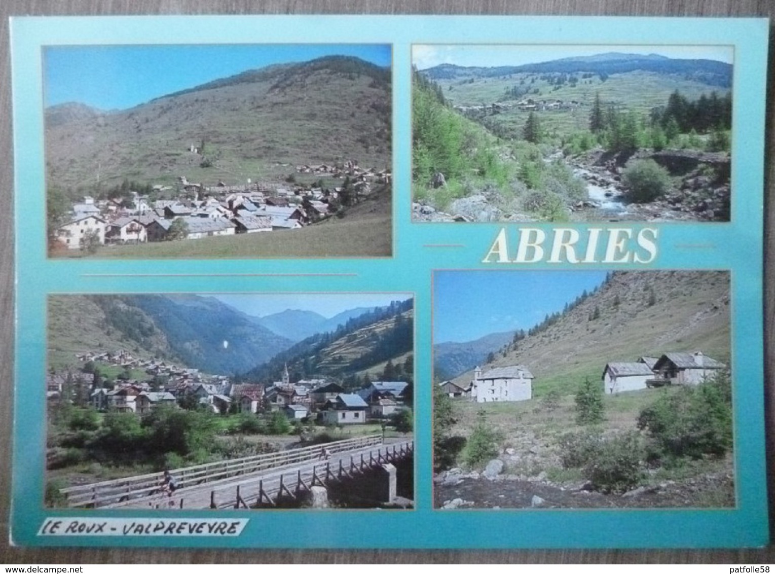 ABRIES (05). LOT DE 2 CARTES.STATION ESTIVALE.VUE GENERALE.ROUTE DES ALPES + MULTIVUES - Altri & Non Classificati