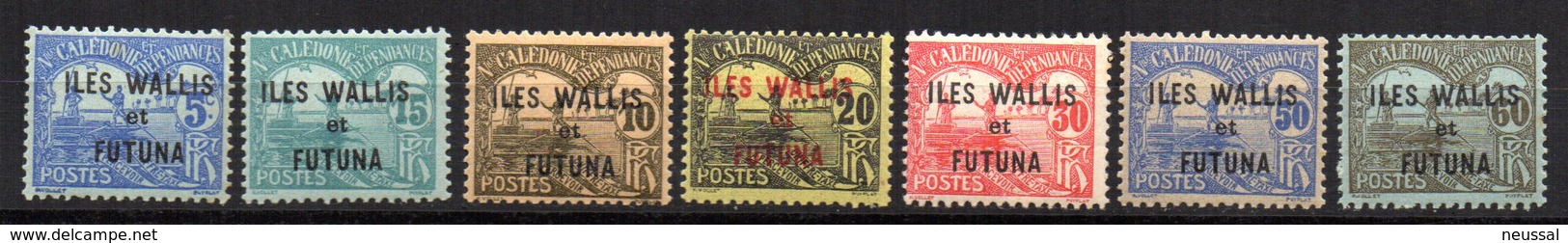 Serie Nº T-1/8 Falta 8  Wallis Et Futuna - Timbres-taxe