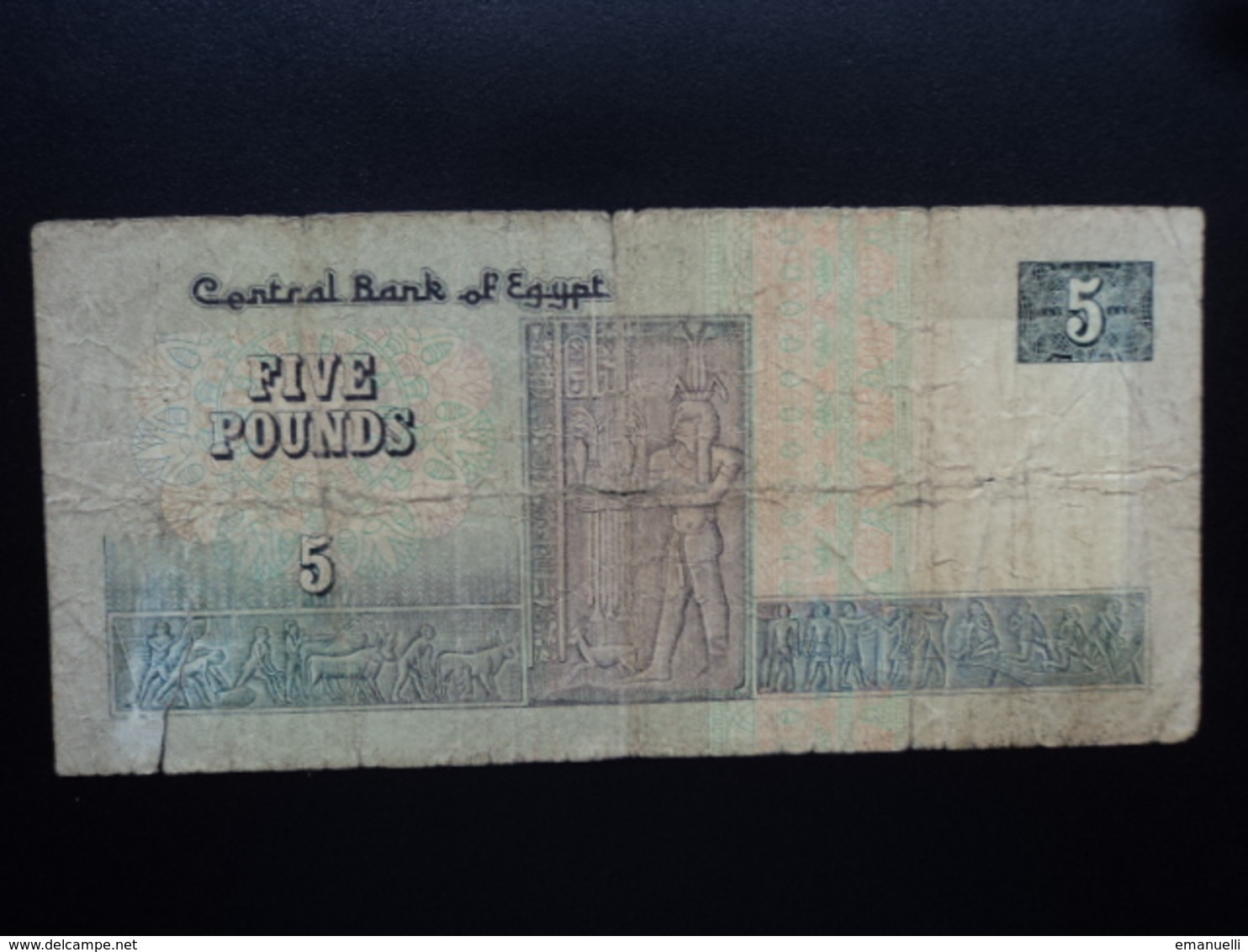 EGYPTE : 5 POUNDS  02.02.(19)81  P 56b   B - Egypt