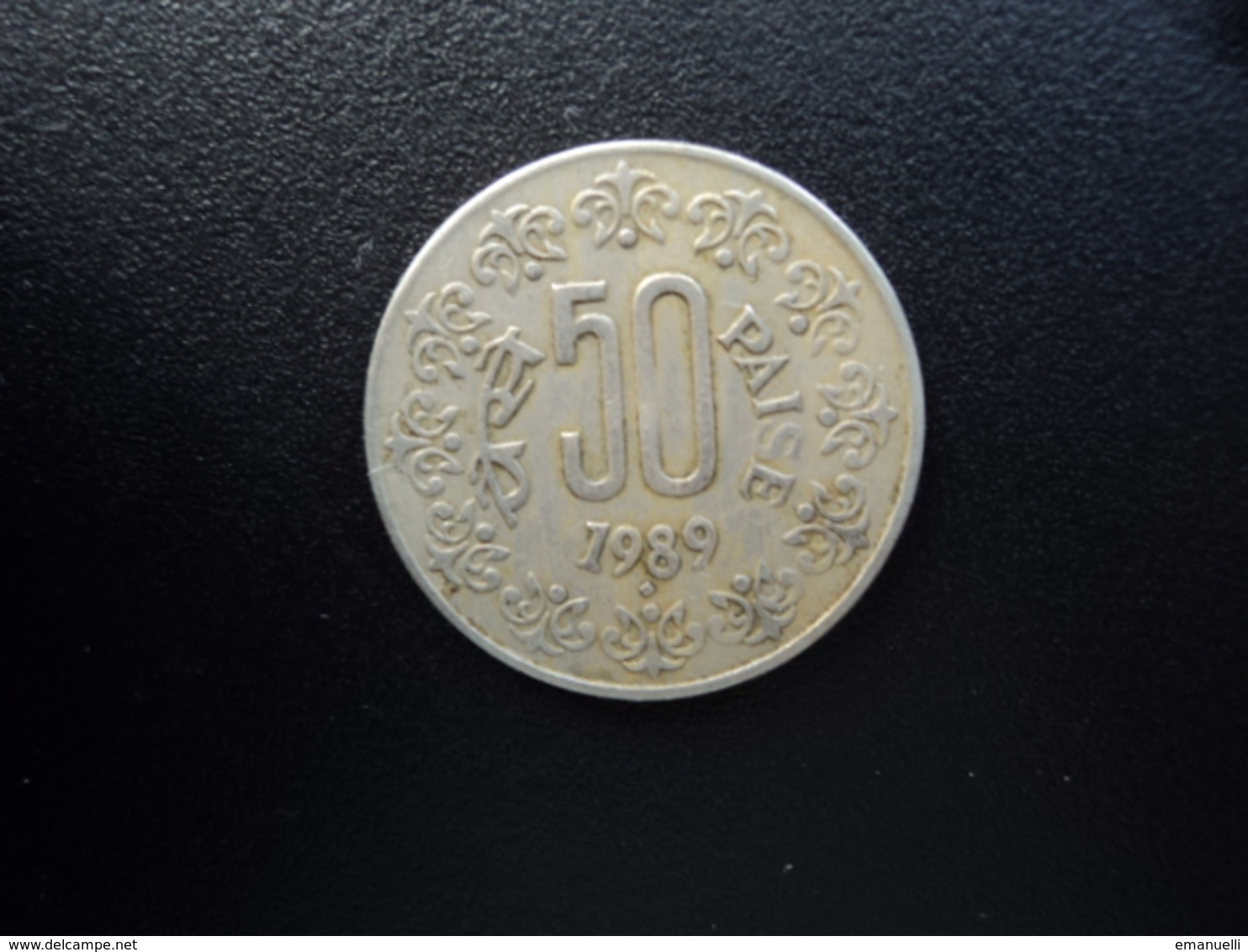 INDE :  50 PAISE  1989 (B)  KM 65    TTB - India