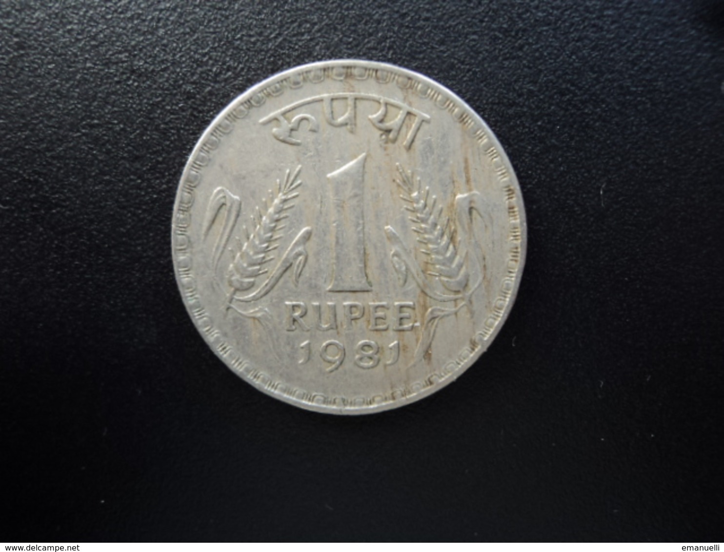 INDE :  1 RUPEE  1981 (C)   KM 78.3    TTB - India