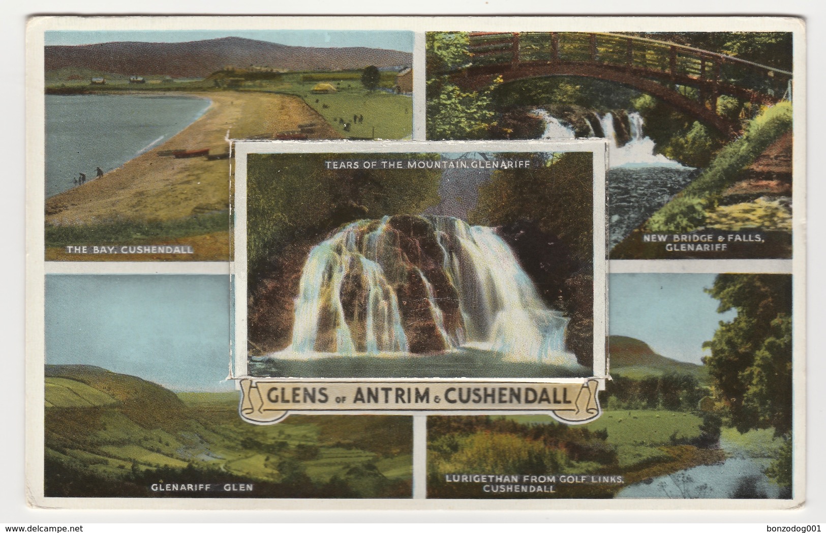 GLENS OF ANTRIM & CUSHENDALL, MULTIVIEW WITH 12 PULL OUT VIEWS - Antrim