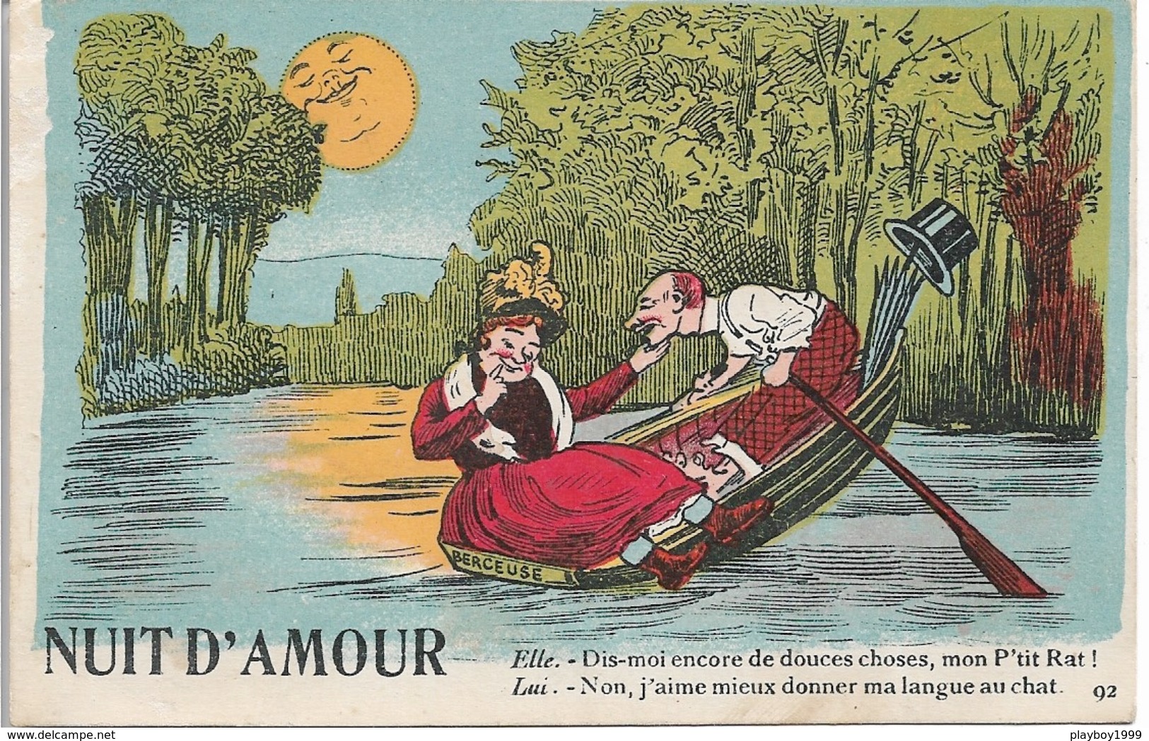 HUMOUR - Nuit D'Amour - Dis-moi Encore De Douces Choses, Mon P'tit Rat ! - CP - ÉCRITE - - Humor