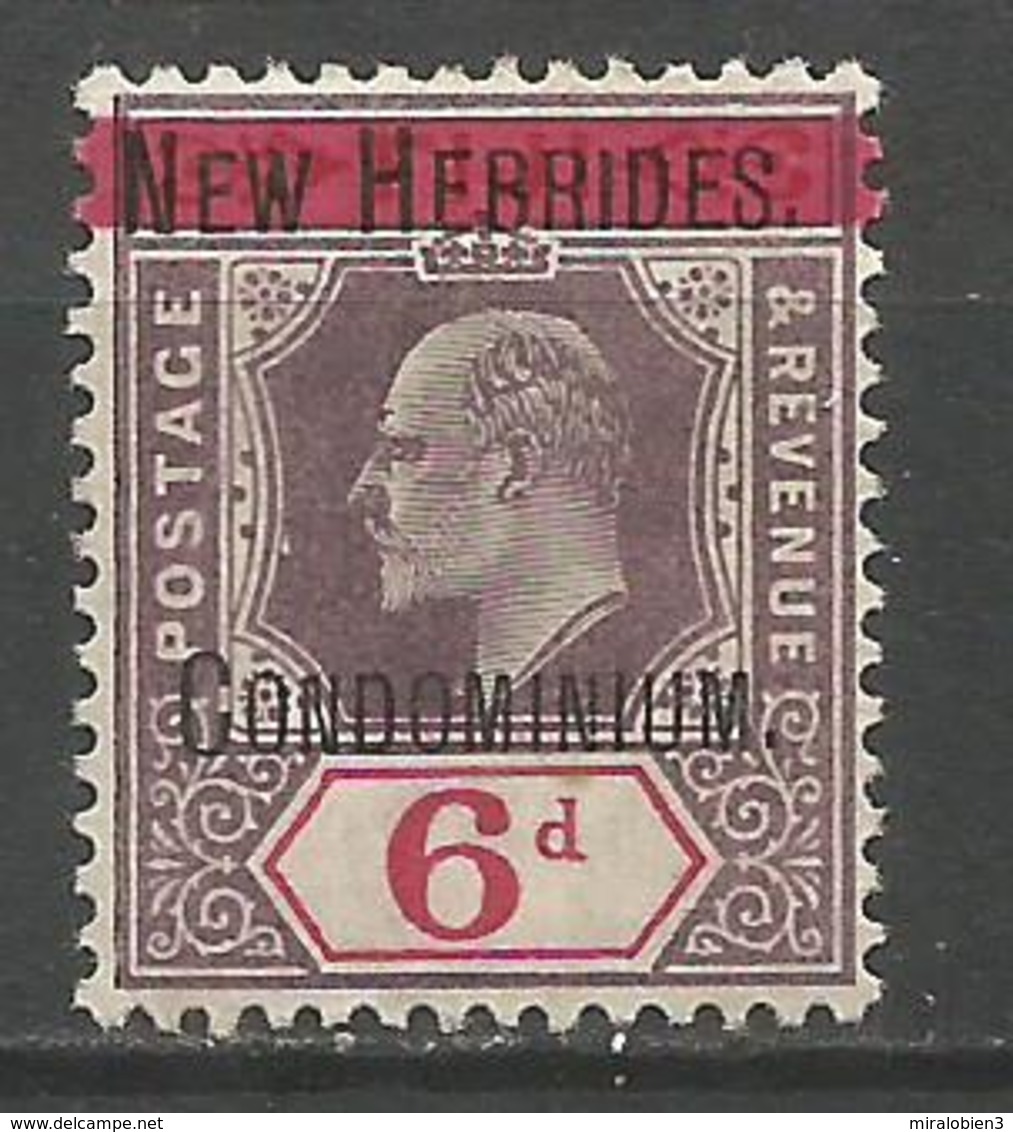 NUEVA HEBRIDES YVERT NUM. 10 ** NUEVO SIN FIJASELLOS - Unused Stamps