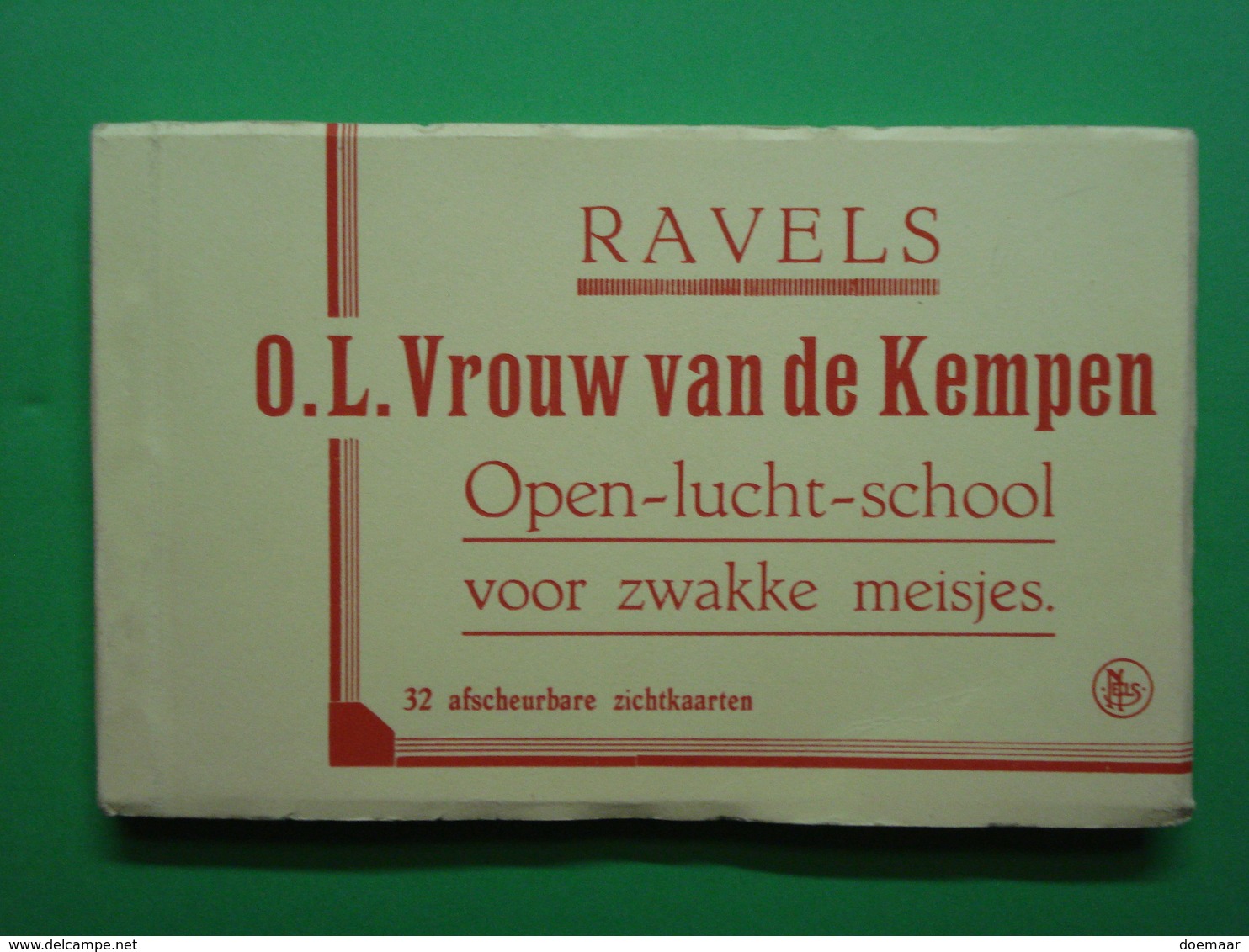 BE1689 Ravels LOT 32 Kaarten O.L. Vrouw Van De Kempen. Boekje Leporello - Ravels