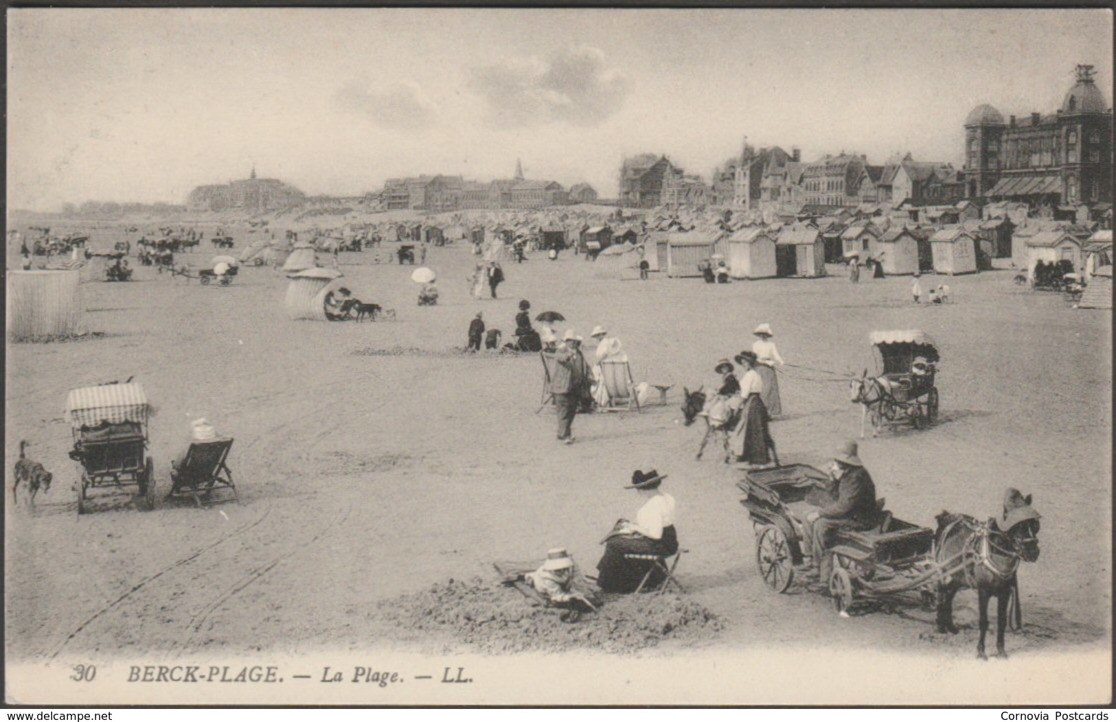 La Plage, Berck-Plage, C.1910 - Lévy CPA LL30 - Berck