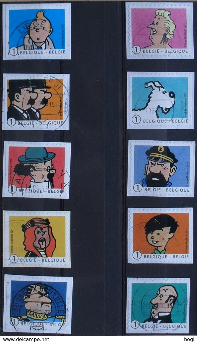 België 2014 Kuifje Tintin - Oblitérés