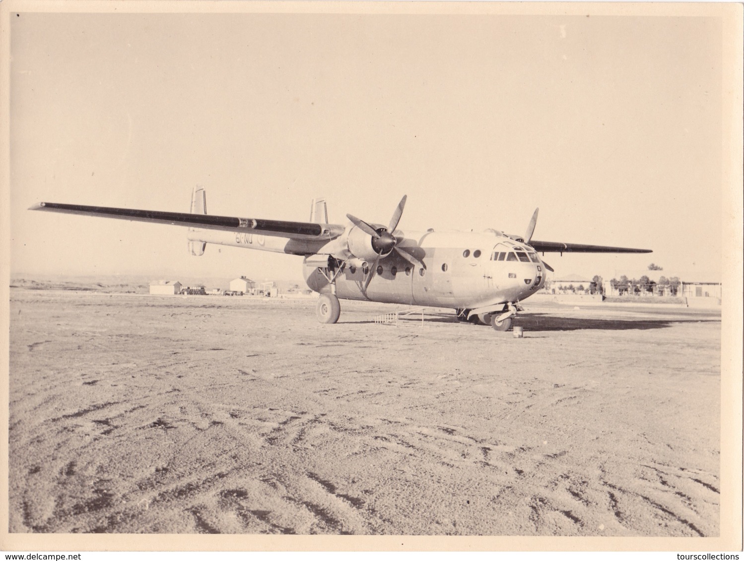 PHOTO 24,2 X 18 Cm DJIBOUTI En 1954/1956 - AVION De Transport NORD 2501 (NORATLAS) @ FRANCE MILITAIRE AVIATION - Aviation