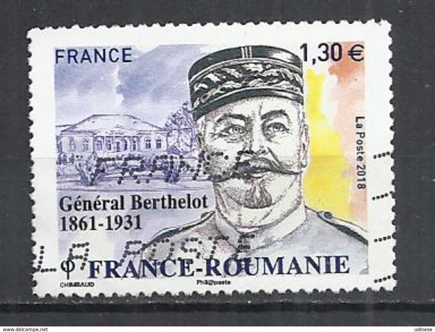 FRANCE 2018 - GENERAL BERTHELOT - OBLITERE USED GESTEMPELT USADO - Used Stamps