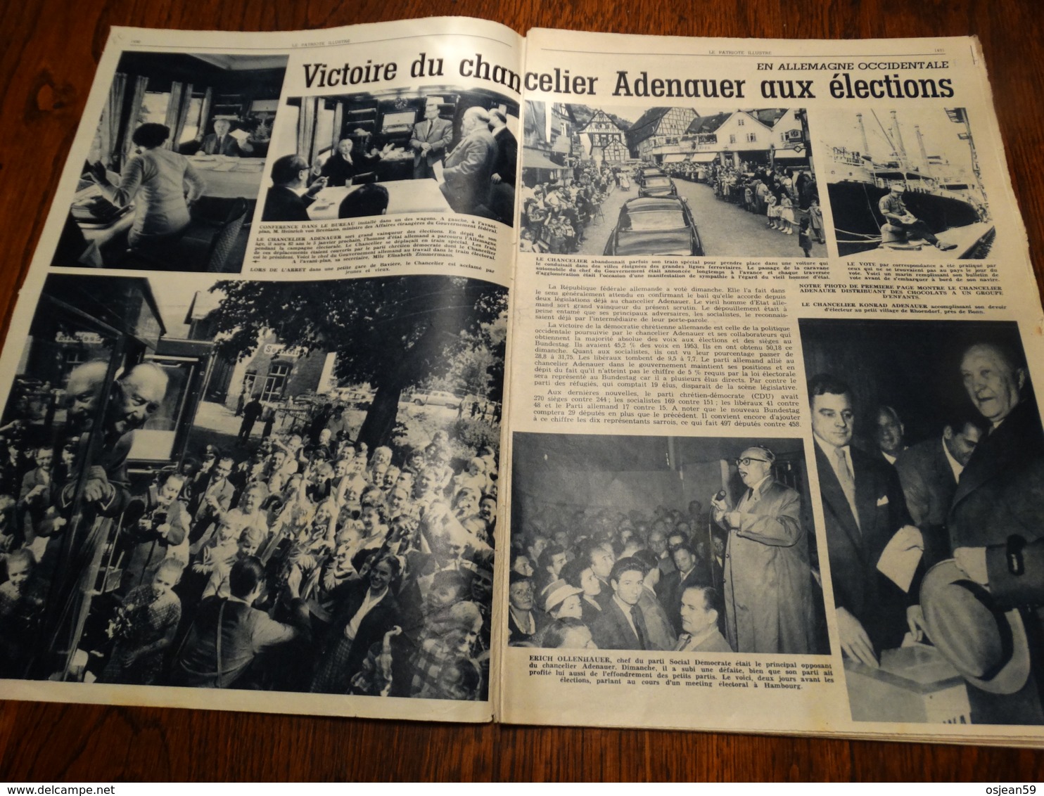 Le Patriote Illustré N°38 Di 22/09/1957.La Consécration De L'église Russe à Chevetogne/Le Jeu De Preneur De Rats.. - Informations Générales