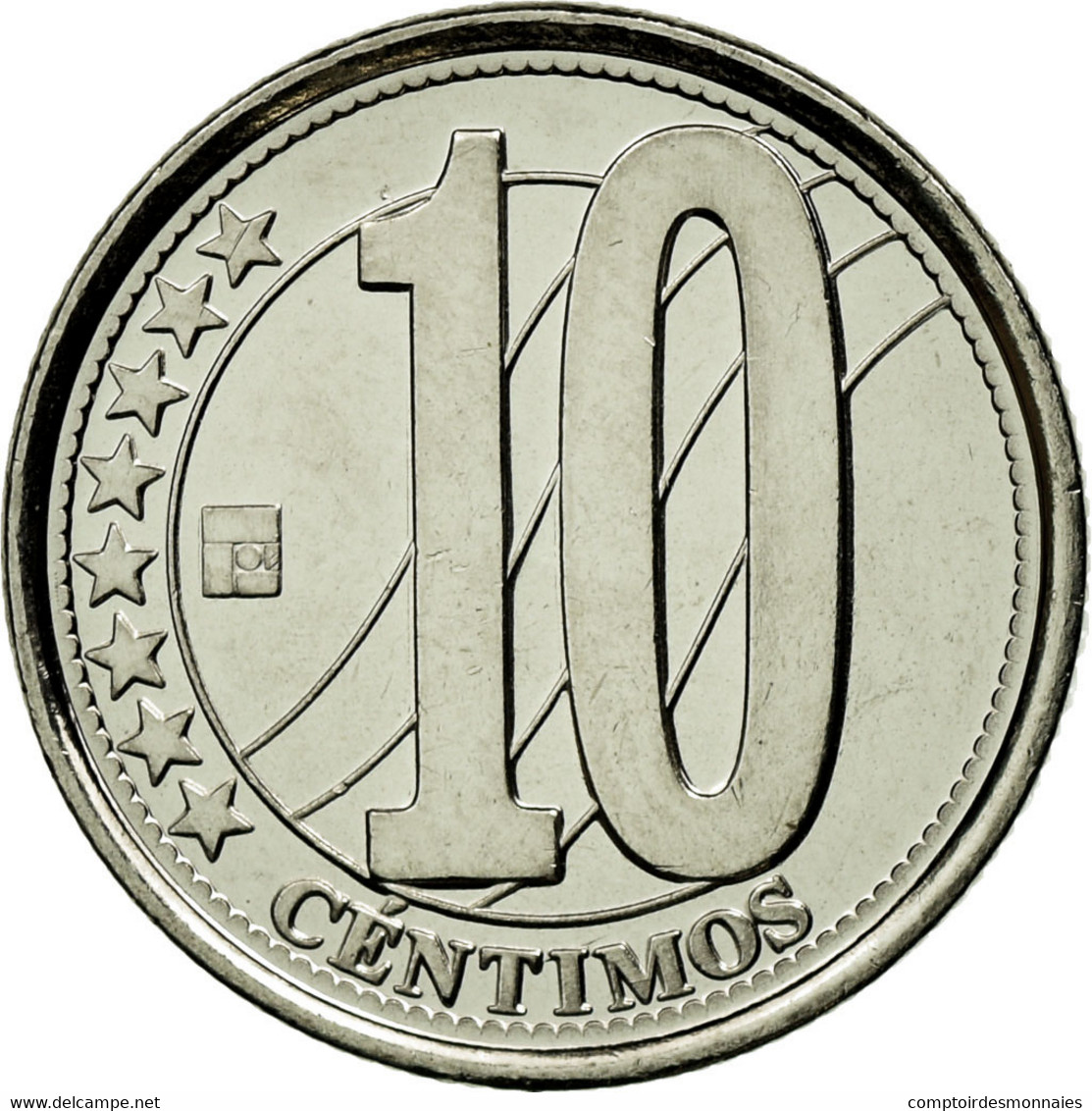 Monnaie, Venezuela, 10 Centimos, 2007, Maracay, SPL, Nickel Plated Steel, KM:89 - Venezuela