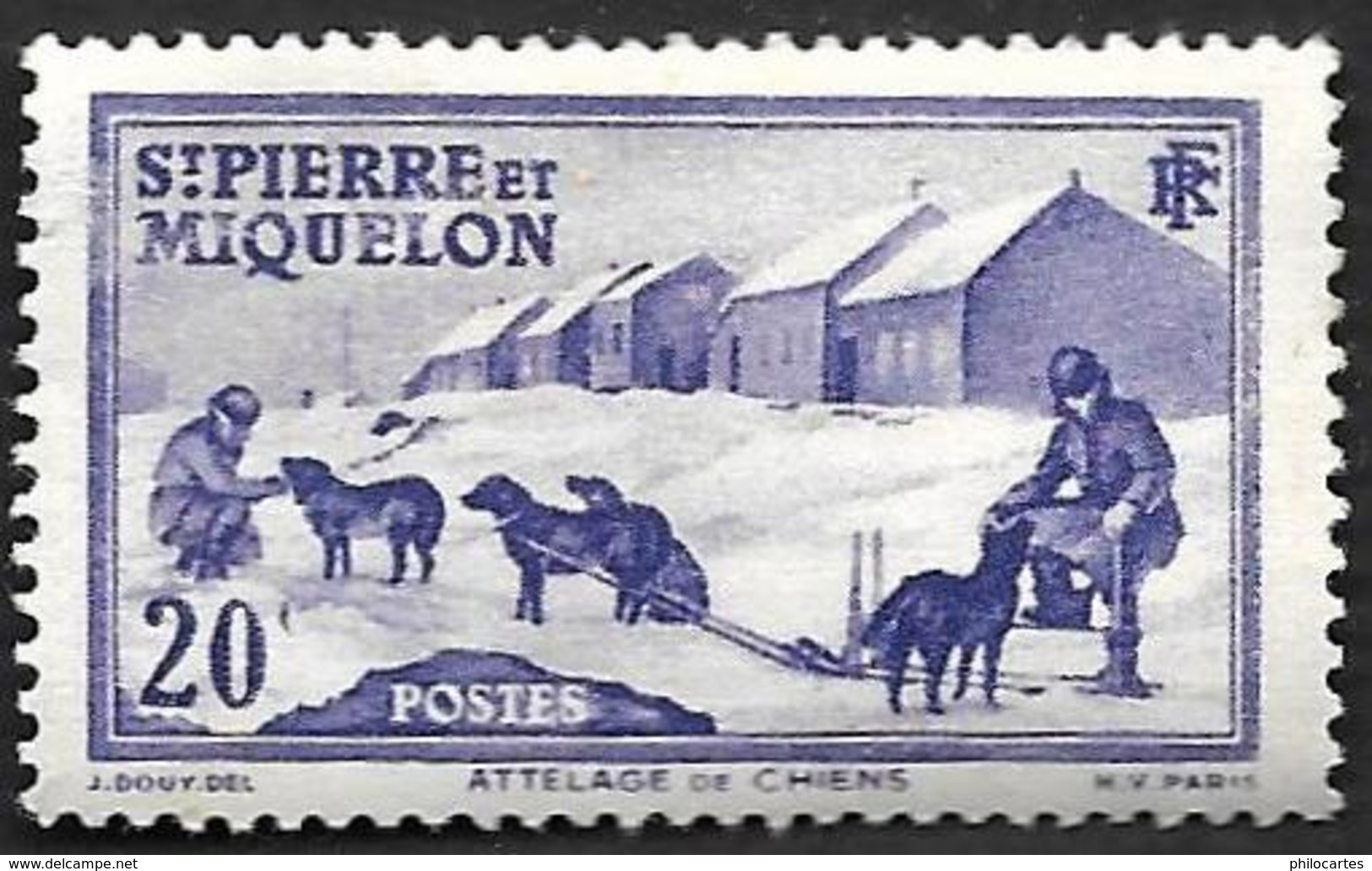 ST PIERRE ET MIQUELON  1938 -  YT  173    Neuf Sans Gomme - Oblitérés