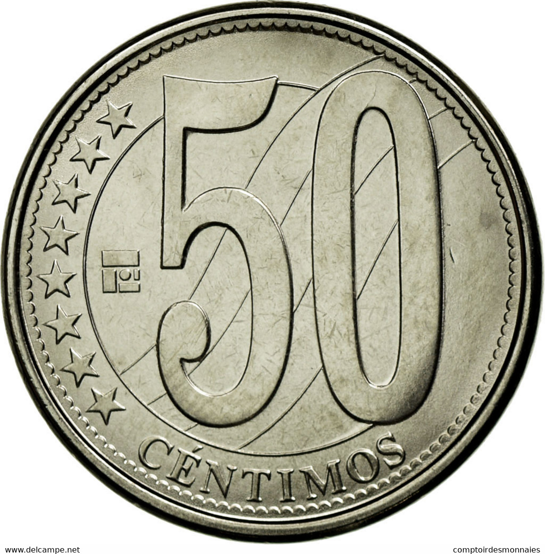 Monnaie, Venezuela, 50 Centimos, 2007, Maracay, SPL, Nickel Plated Steel, KM:92 - Venezuela