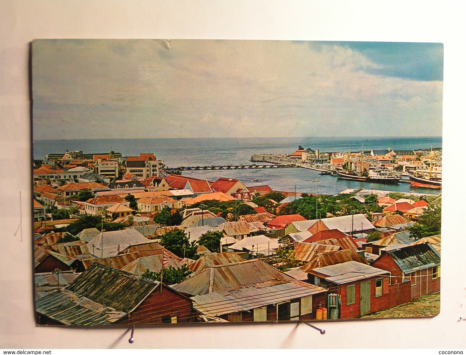 Nederlandse Antillen - Curacao - Panorama And Queen Emma Pontoon Bridge - Curaçao