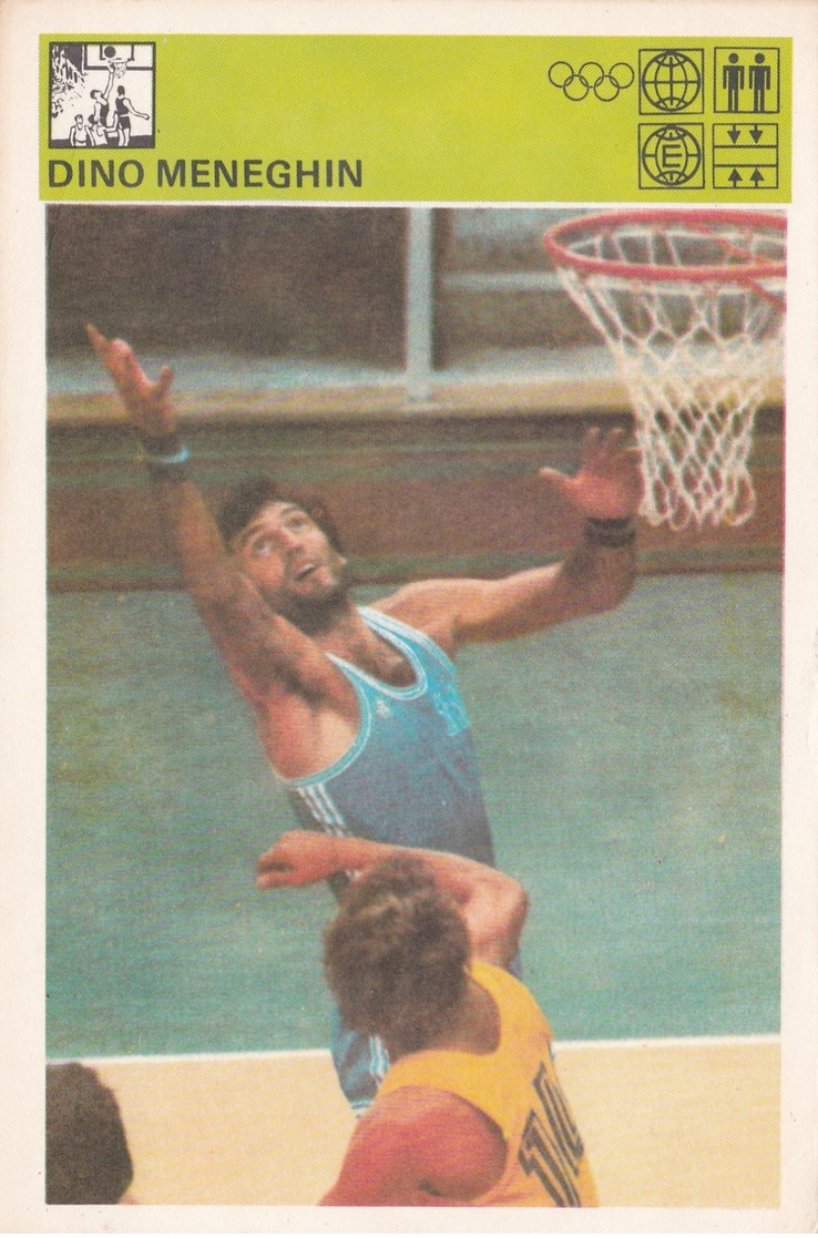 DINO MENEGHIN CARD-SVIJET SPORTA (B240) - Basketball